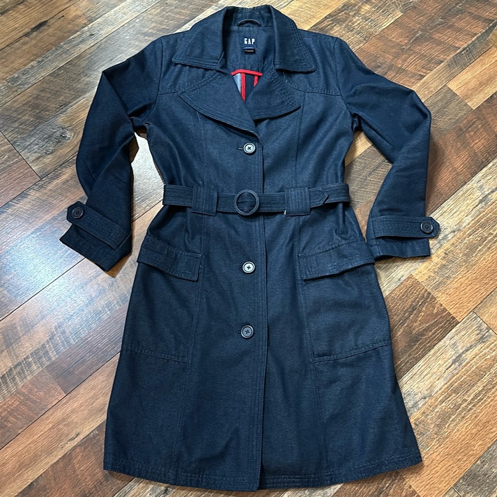GAP Women’s Denim Trench Coat